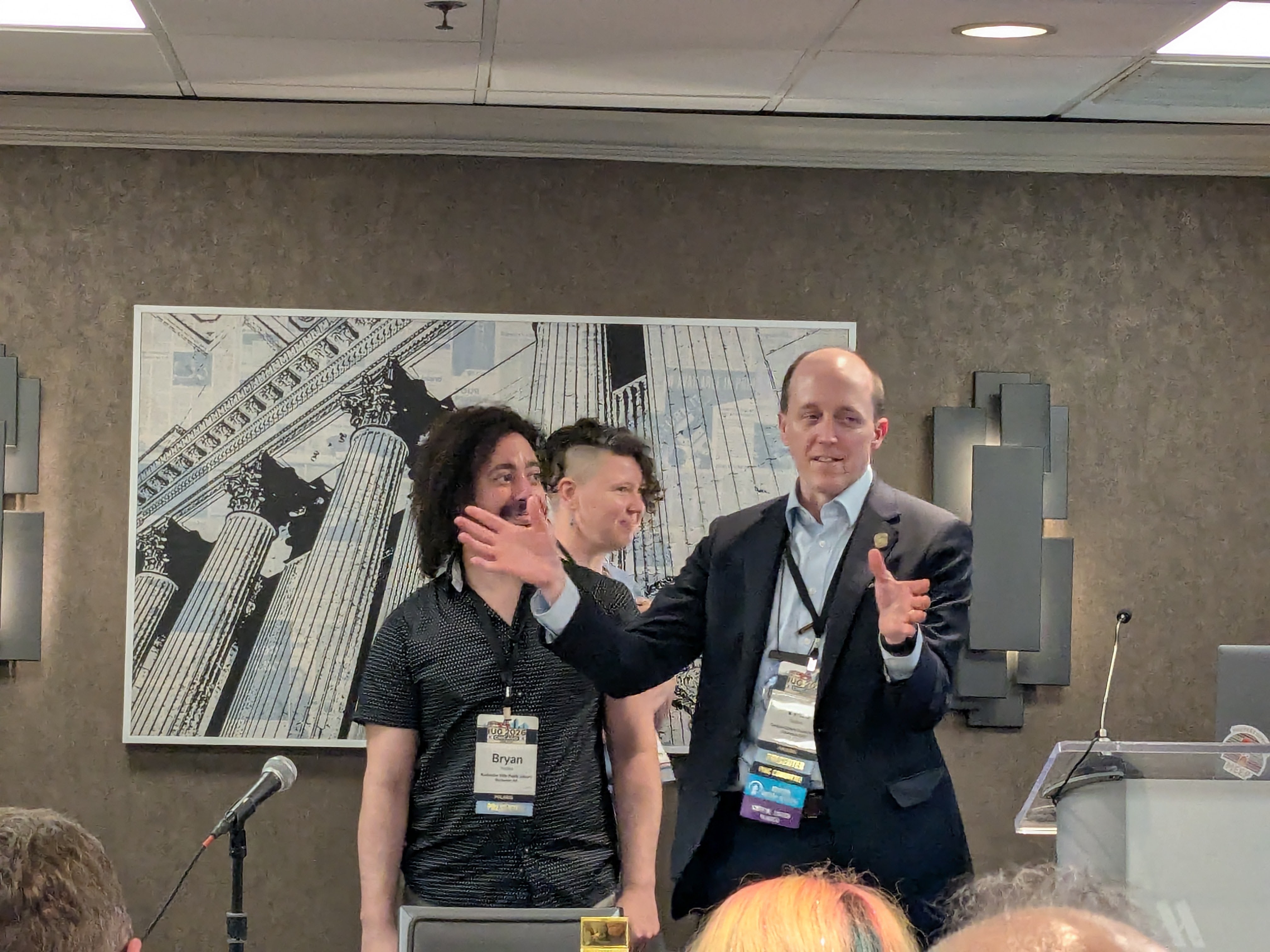 Hackathon winners — Bryan and team