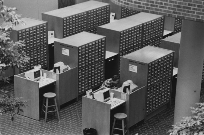 Newsdex card catalog at CHPL